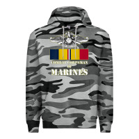 Slate Camo Eagle FMF Corpsman 8404 T Back Design Premium Hoodie - longCreatives