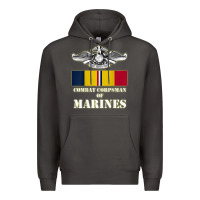 Smoke Eagle FMF Corpsman 8404 T Back Design Premium Hoodie - longCreatives