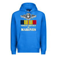 True Royal Eagle FMF Corpsman 8404 T Back Design Premium Hoodie - longCreatives