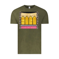 Vintage Olive glitter pencil Vintage Tee - CowGirlArtShop