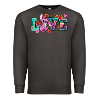 Smoke love stitch Premium Sweatshirt - AdoDesignShop