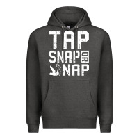 Charcoal Heather Tap Snap Or Nap Jiu Jitsu Hoodie Brazilian BJJ Gifts Premium Hoodie - longCreatives