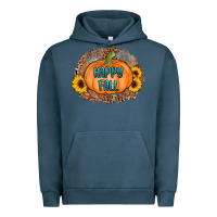 Pigment Midnight Navy happy fall Urban Hoodie - AdoDesignShop