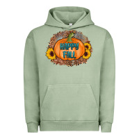 Pigment Oil Green happy fall Urban Hoodie - AdoDesignShop