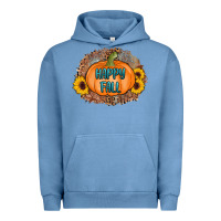Pigment Pebble Blue happy fall Urban Hoodie - AdoDesignShop