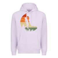 Lilac Retro Rock Climbing Vintage Climber Premium Hoodie - longCreatives