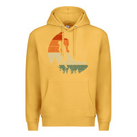 Mustard Retro Rock Climbing Vintage Climber Premium Hoodie - longCreatives