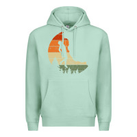 Seafoam Retro Rock Climbing Vintage Climber Premium Hoodie - longCreatives