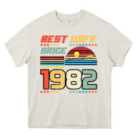 Cream Best Wife Since 1982 Heavy Core Tee - Bettercallsaul