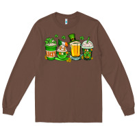 Chestnut St. Patrick's Day coffee cups Long Sleeve Tee - OliviaCreatesArt