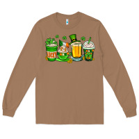 St. Patrick's Day Coffee Cups Long Sleeve Tee | Teevron