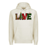 Oatmeal Heather Christmas Tree Love Premium Hoodie - RanaPortraitStore
