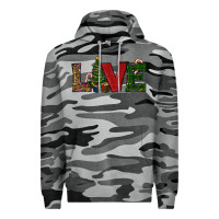 Slate Camo Christmas Tree Love Premium Hoodie - RanaPortraitStore