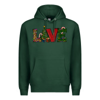 Sports Green Christmas Tree Love Premium Hoodie - RanaPortraitStore
