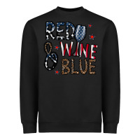 Black red wine blue Heavyweight Sweatshirt - CowhideDigitalArt