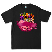 Black Personalized Girl Halloween Candy Premium Tee - texasbilliewilder