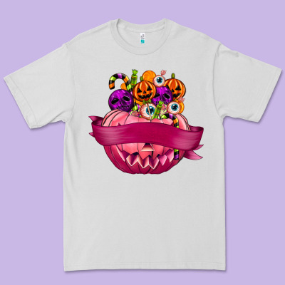 Personalized Girl Halloween Candy Premium Tee Designed By Texasbilliewilder