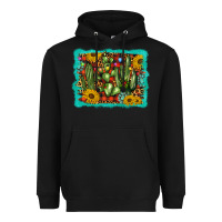 Black cactus christmas Heavyweight Hoodie - BarkalooDesign