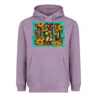 Lavender cactus christmas Heavyweight Hoodie - BarkalooDesign