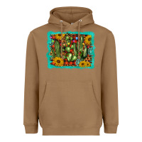 Toasted Coconut cactus christmas Heavyweight Hoodie - BarkalooDesign