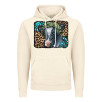 Vintage Artic Floral Cow Leopard Gemstone Vintage Hoodie - CowCowDesign