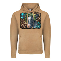 Vintage Camel Floral Cow Leopard Gemstone Vintage Hoodie - CowCowDesign