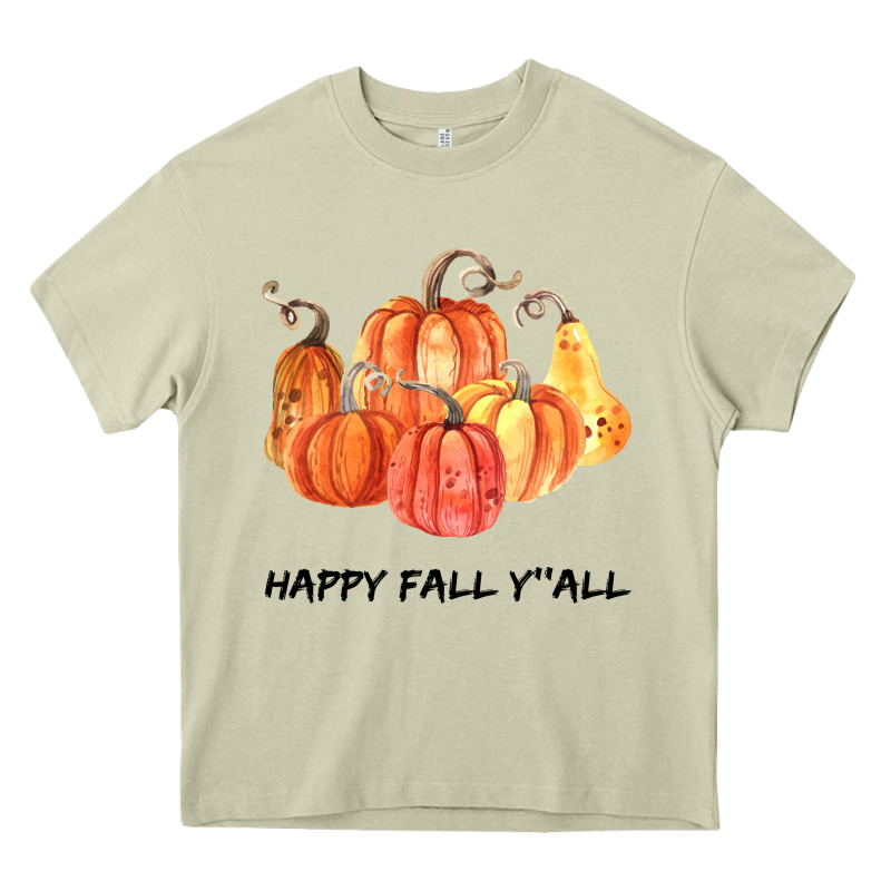 Happy Fall Y All Heavy Core Tee by Bettercallsaul | Teevron