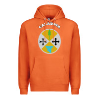 Carrot Calabria Coat of arms  Flag souvenir Italy Premium Hoodie - longCreatives