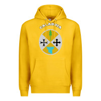 Lemon Calabria Coat of arms  Flag souvenir Italy Premium Hoodie - longCreatives