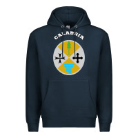 Navy Calabria Coat of arms  Flag souvenir Italy Premium Hoodie - longCreatives