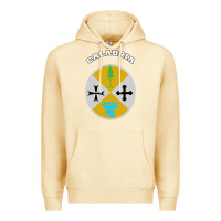 Pina Colada Calabria Coat of arms  Flag souvenir Italy Premium Hoodie - longCreatives