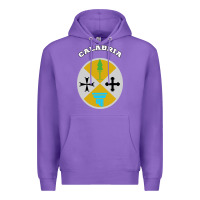 Purple Calabria Coat of arms  Flag souvenir Italy Premium Hoodie - longCreatives