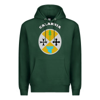 Sports Green Calabria Coat of arms  Flag souvenir Italy Premium Hoodie - longCreatives