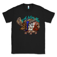 Black God bless the USA Eagle 4th of july Classic Tee - HowdyJamesFarm