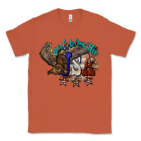 Copper God bless the USA Eagle 4th of july Classic Tee - HowdyJamesFarm