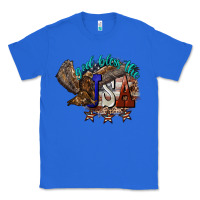 True Royal God bless the USA Eagle 4th of july Classic Tee - HowdyJamesFarm
