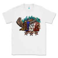 White God bless the USA Eagle 4th of july Classic Tee - HowdyJamesFarm