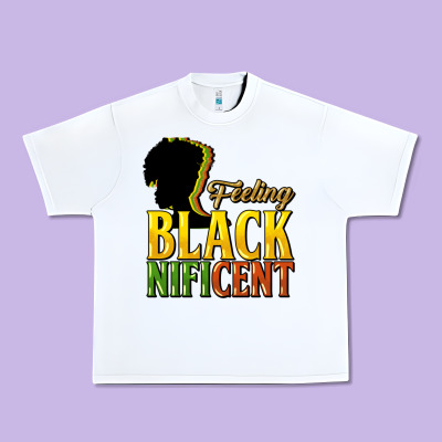 Feeling Blacknificent Urban Heavy Tee Designed By Howdyjamesfarm