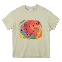Mossy tie die watermelon Heavy Core Tee - JahusDesignShop