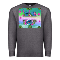 Charcoal Heather custom name stitch Premium Sweatshirt - AdoDesignShop