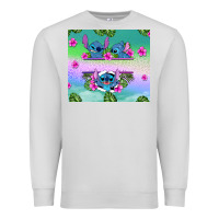 Dove Grey custom name stitch Premium Sweatshirt - AdoDesignShop
