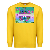 Lemon custom name stitch Premium Sweatshirt - AdoDesignShop