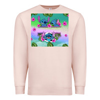 Pale Pink custom name stitch Premium Sweatshirt - AdoDesignShop