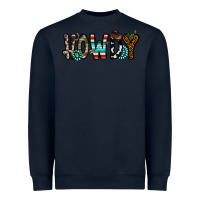 Navy howdy Heavyweight Sweatshirt - CowhideDigitalArt
