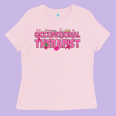 Breast Cancer Occupational Therapist Ladies Tee Designed By Texasbilliewilder