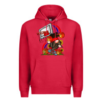 Cardinal Basketball Gnome Premium Hoodie - CowhideDigitalArt