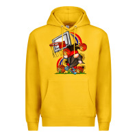 Lemon Basketball Gnome Premium Hoodie - CowhideDigitalArt