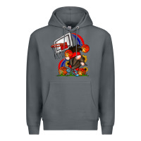 Rock Basketball Gnome Premium Hoodie - CowhideDigitalArt