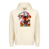 Sandshell Basketball Gnome Premium Hoodie - CowhideDigitalArt
