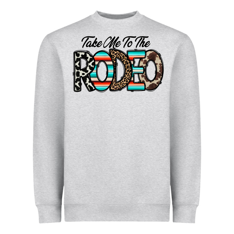 Take Me To The Rodeo Heavyweight Sweatshirt by CowhideDigitalArt | Teevron